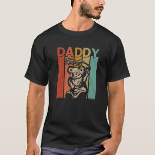 Camiseta Mens Koala Retro Style Vintage Pai Graphic Fathe