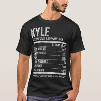 Camiseta Mens Kyle Nutrition Personalizado Name