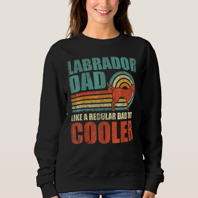 Camiseta Mens  Labrador Dad Like A Regular Dad But Cooler F (Frente)