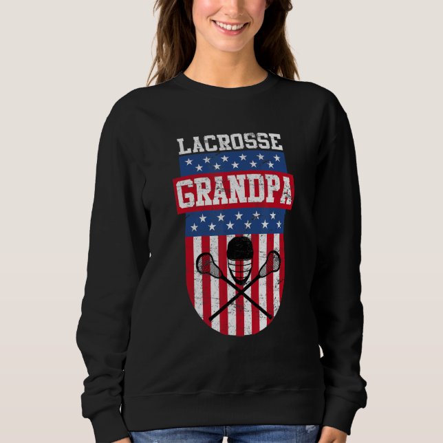 Camiseta Mens Lacrosse Avô (Frente)