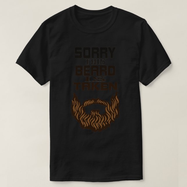 Camiseta Mens Lamentam Que Esta Barba Seja Levada 7 (Frente do Design)