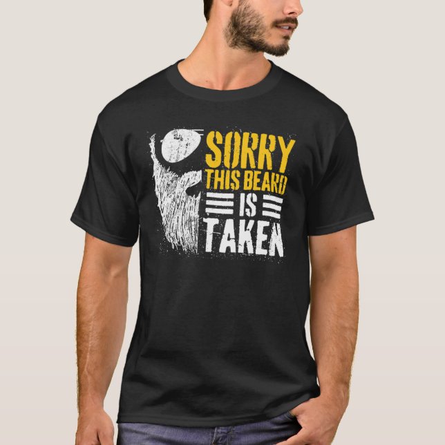 Camiseta Mens Lamentam Que Esta Barba Seja Tida Engraçada (Frente)
