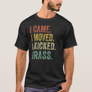 Camiseta Mens Lawn Mower Eu Chamei Kick Grass Mwing D