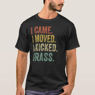 Camiseta Mens Lawn Mower Eu Chamei Kick Grass Mwing D