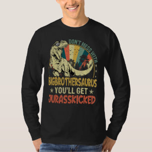 Camiseta Mens Legal Big Brothersaurus Dinosaur Rex Vintage