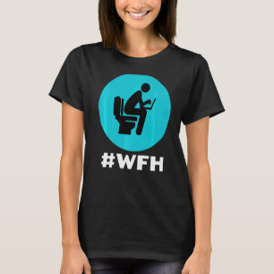 Camiseta Mens Legal Declaração Wfp Home Office Laptop Homew