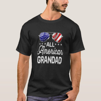 Camiseta Mens Legal Todos os Homens Americanos da Avô Ameri