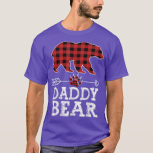 Camiseta Mens Legal Vermelho Pleid Xmas Pai Família Pajama