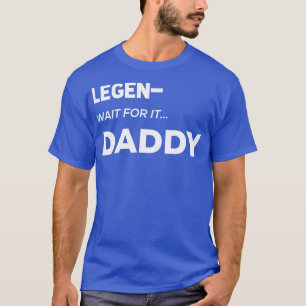 Camiseta Mens Legen Esperam Por Ele Pai Legendaddy Padres D