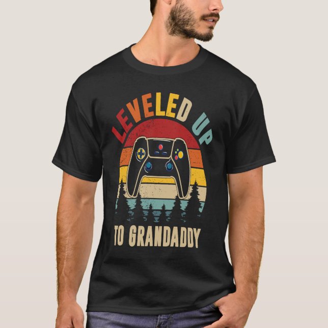 Camiseta Mens Levados ao Vovô Gamer Pai (Frente)