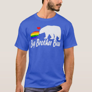 Camiseta Mens Lgbt Grande Irmão Urso Orgulho gay Igual Dire