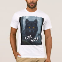 mens(lobo solitário design)