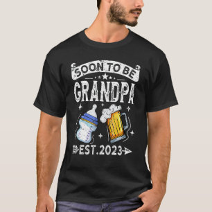 Camiseta Mens Logo Ser Avô 2023 Vintage Retro New Da