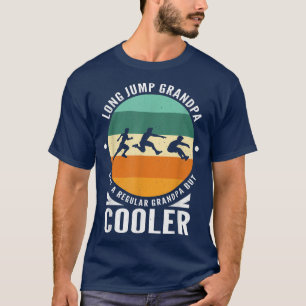 Camiseta Mens Long Jump Avô Triple Jumper Avô T