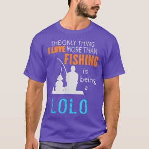 Camiseta Mens Mais Do Que Amor Pesca Lolo Filipino Vovô