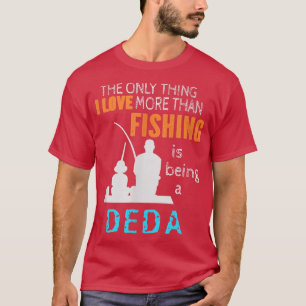Camiseta Mens Mais Do Que Amor Pesca Morta Rússia Cz Russo