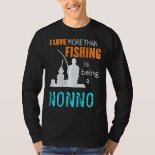 Camiseta Mens Mais Do Que Amor Pesca Não Na Itália
