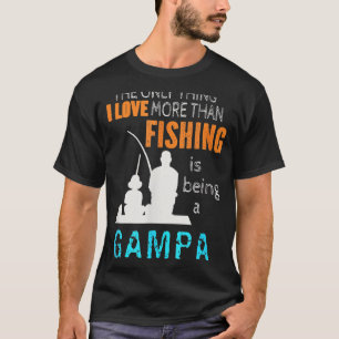 Camiseta Mens Mais Do Que Amor Pescar Vovô Especial Gampa
