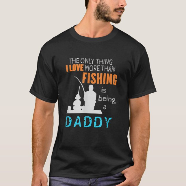 Camiseta Mens Mais Do Que Pai De Pesca De Amor Pai Especial (Frente)