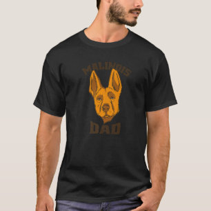 Camiseta Mens Malinois Pai Dog Proprietário do Malinois Bel