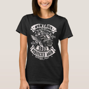 Camiseta Mens Man Myth Legend 1932 91rua Aniversário Para 9