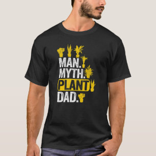 Camiseta Mens Man Myth Vegetal Pai Plantas Pais Plantas Hom