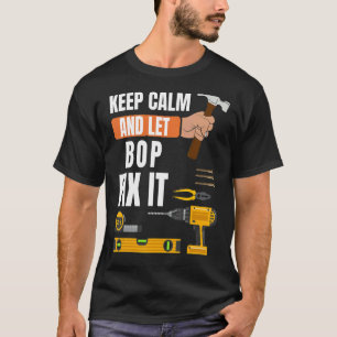 Camiseta Mens Mantenham-Se Calmos E Deixem Que Boi Constru-