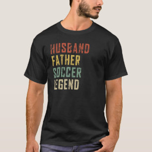 Camiseta Mens Marido Padre Soccer Legenda Futebol Esporte G
