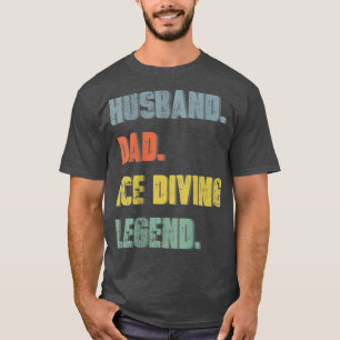 Camiseta Mens Marido Pai Ice Divino Legenda Vintage Pai