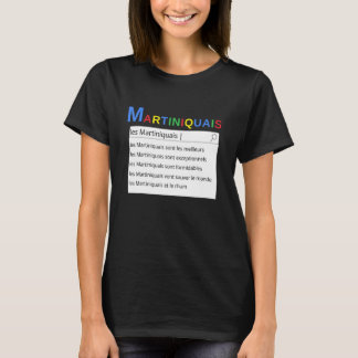 Camiseta Mens Martinica é um hum Martinique humorístico per