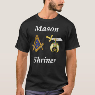 Camiseta Mens Masonic Shriner Split Mason T Shirt