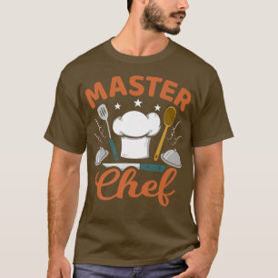 Camiseta Mens Master Chef Cozinhar Engraçado Cook