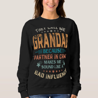 Camiseta Mens Me Chamam De Avô Porque Sócio No Crime