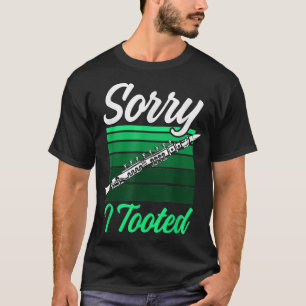 Camiseta Mens Me Desculpem Por Ter Tocado O Funny Clarinet 