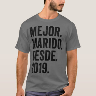 Camiseta Mens Mejor Marido Desde 2019