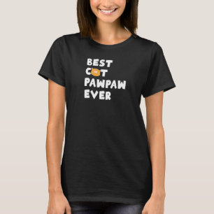 Camiseta Mens Melhor Gato Pawpaw Do Papa Vovô Dizendo Kit