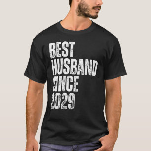 Camiseta Mens Melhor Marido Desde Anniv Casamento vintage 2