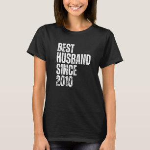 Camiseta Mens Melhor Marido Desde Anniv Casamento vintage 2