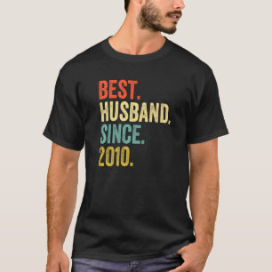 Camiseta Mens Melhor Marido Desde Annivers De Casamento De 