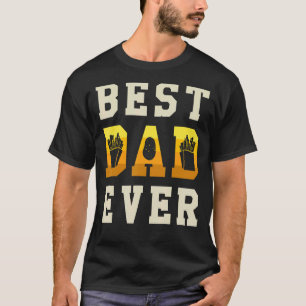 Camiseta Mens Melhor Pai De Fries Franceses Que Comem Batat