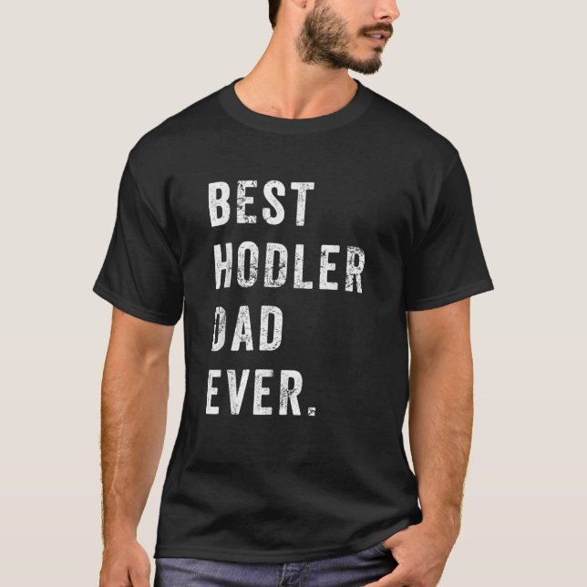 Camiseta Mens Melhor Pai De Hodler Sempre Engraçado O Estoq (Frente)