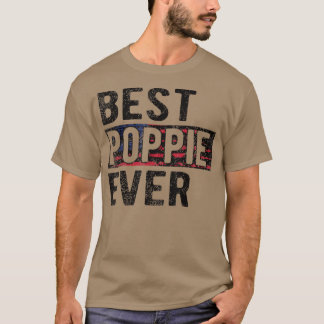 Camiseta Mens Melhor Poppie Nunca Orgulhoso Vovô Poppie