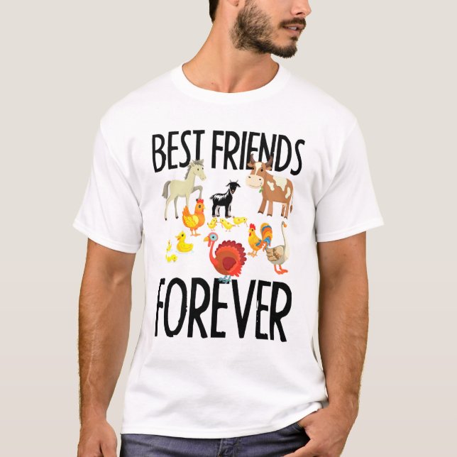Camiseta Mens Melhores Amigos para Sempre (Frente)