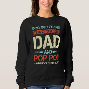 Camiseta Mens Mens Deus Me Deu Dois Títulos Pai
