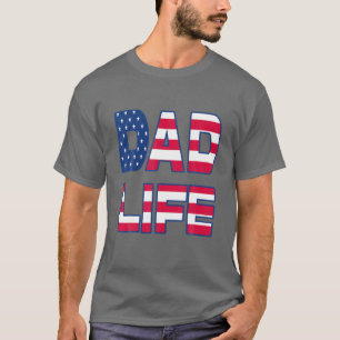 Camiseta Mens Mens Engraçado Pai Life Leopardo, Menino
