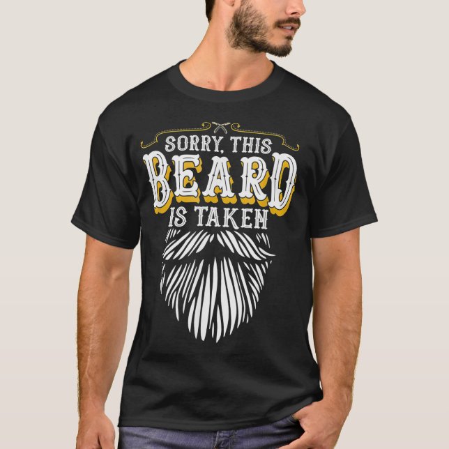 Camiseta Mens Mens Lamentam Que Esta Barba Seja Engraçada V (Frente)