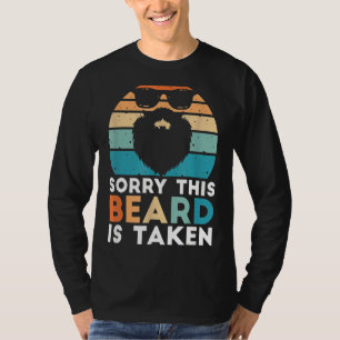 Camiseta Mens Mens Lamentam Que Esta Barba Seja Levada Ao R