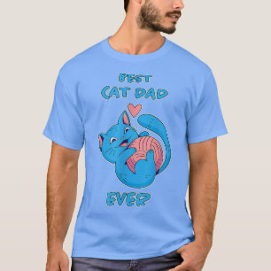 Camiseta Mens Mens Melhor Pai De Gato De Todos Os Proprietá