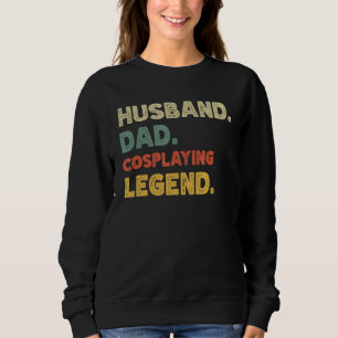 Camiseta Mens Mens pai do marido Cosplay lend vintage r
