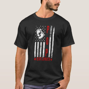 Camiseta Mens Mens Promovidos À Pop 2023 American Flag Fath